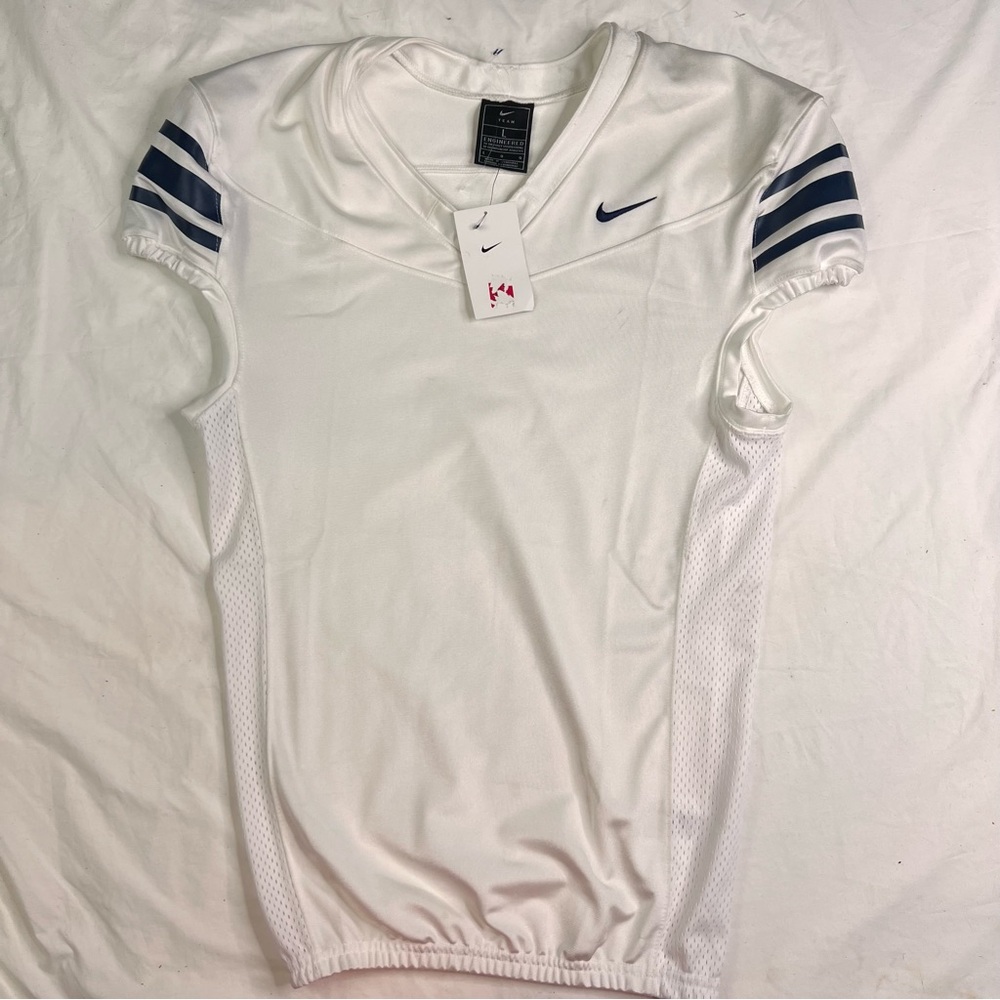 NIKE TEAM Adult Engineered Large White  Jersey Tank L*0225 Baseball Basketball